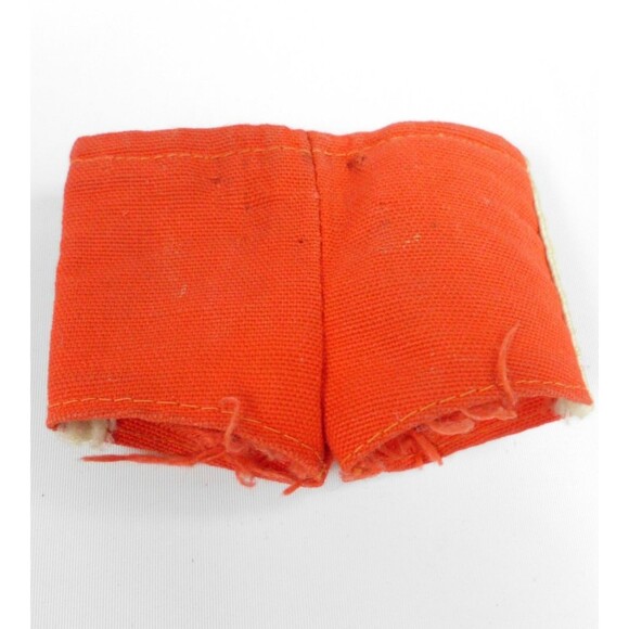 Vintage Barbie Ken 1961 Original Red Swimsuit #750 and Red Cork Sandals Shoes - Picture 2 of 6